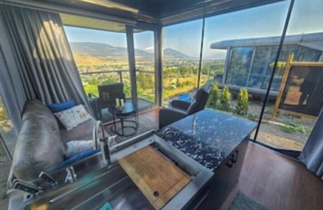 Modern unit 115 on a vineyard breathtaking view over Skaha lake, Penticton.
