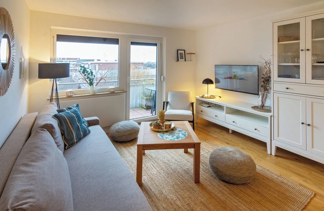 Modernisierte Oberwohnung Watt'n Glück mit tollem Blick