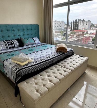 Moderno y Céntrico Loft con Vista a la Ciudad