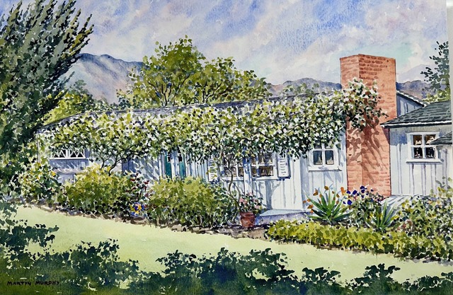 Montecito bungalow near beach, hiking, coffee, dining. Stunning mountain view.