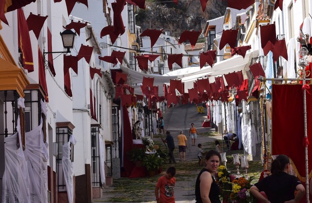 Marokkanischen Stil in der Königin der Pueblo Blanco Dörfer