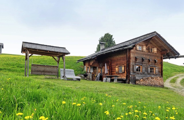 Berghütte 'Laffaa' mit Bergblick und Privatem Garten