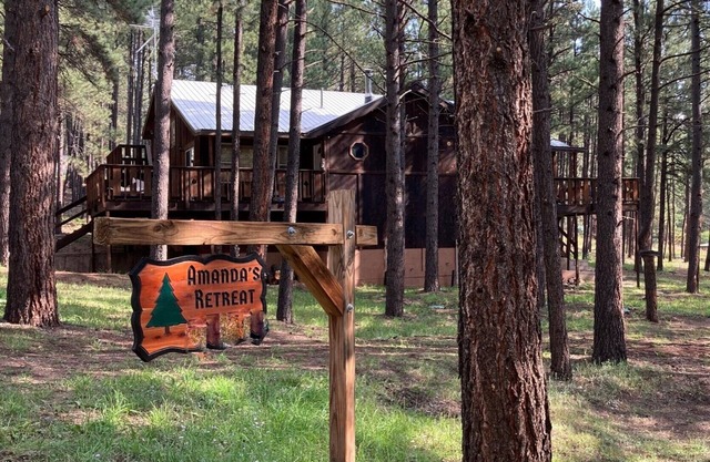 Mountain retreat, nestled in the woods just a short drive from the ski resort.