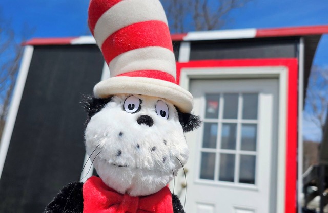 Mountain Top Glamping w. Dr. Seuss Theme Cat in the Hat on Wheels with Heat