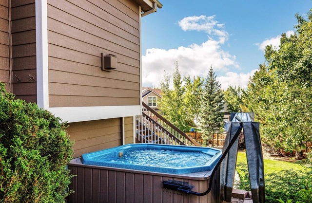 Mountain-View Home with Private Hot Tub, Dog-Friendly Yard, Office, Fireplace