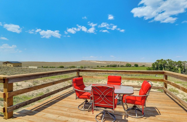 Mountain-View Retreat in Lander w/ Private Yard!