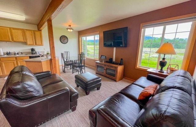 Mountain Views from this Updated Corner Unit