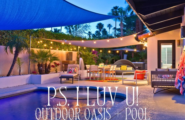 Palm Springs House*Saltwater pool*Spa*View*Ruth Hardy Park*Downtown Close!