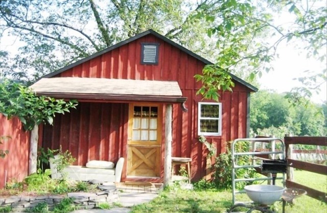Herr Eds Hütte auf 27 Hektar Pferdefarm Whirlpool & Stream