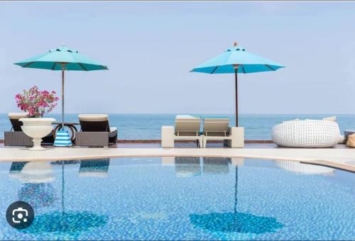 My resort ราคาโปรโมชั่นห้องโครงการแต่งมินิมอลตึกEนอน4ท่านสวนนำ้เดินไปทะเล