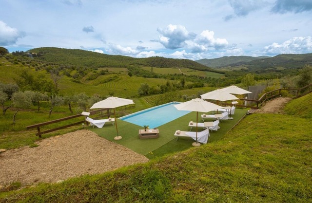 MyExclusiveItaly - Villa Chianti with pool near the vineyard