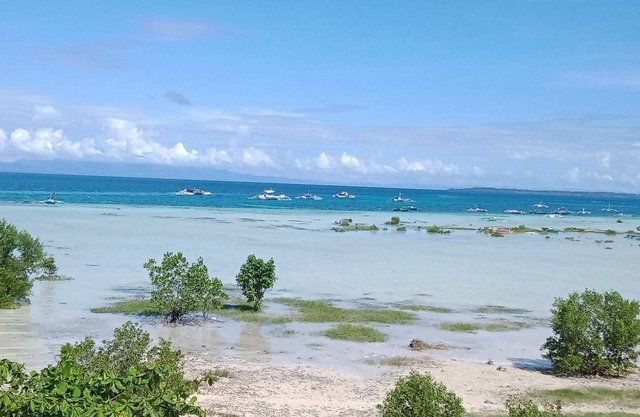 Native but modern, detached Bohol villa with 30 mile sea and island views!