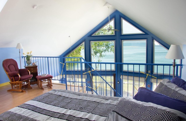 Nautical ocean front cottage on the shores of the highest tides in the world.