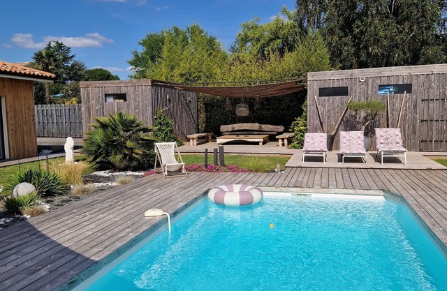 Villa 160 m2, 8 Personen, ausgestattet mit Tourismus 5 * BORDEAUX 30 MN ST EMILION 15MN