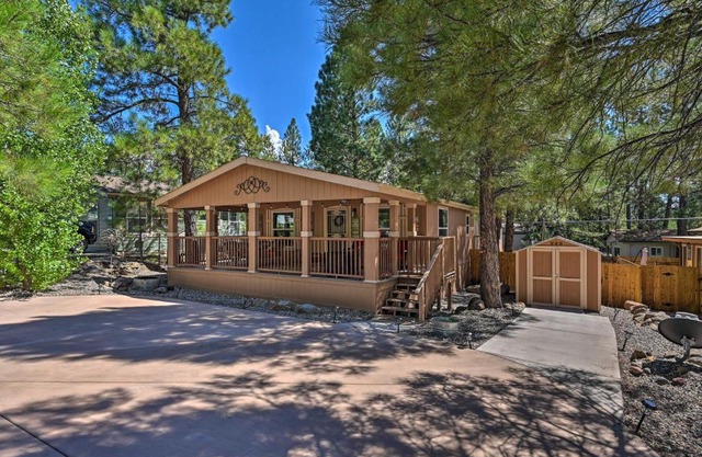 Near Hiking Munds Park Cabin with Deck and Yard