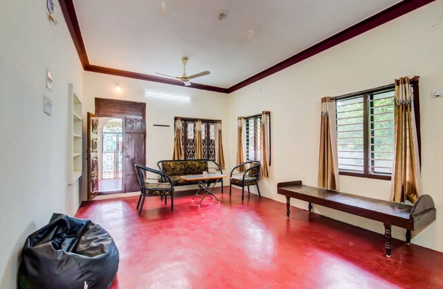 In der Nähe des Shankarkarthik-Gartens in Puducherry