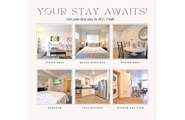 Near Ski Resort, HOTTUB & GYM Luxury Apt- Heart of Sugar House with Parking
