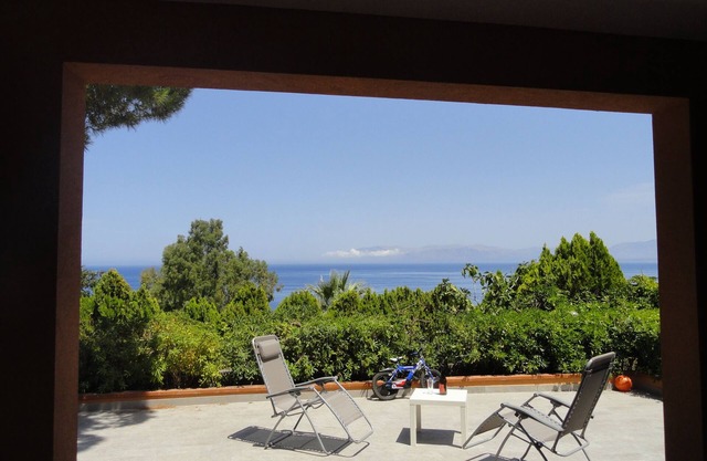In der Nähe der Falle der Scopello, dem Haus mit Zugang zum Meer und Panoramablick