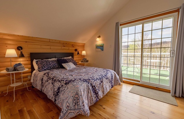 Nestled amidst the breathtaking beauty of a mountainous landscape.