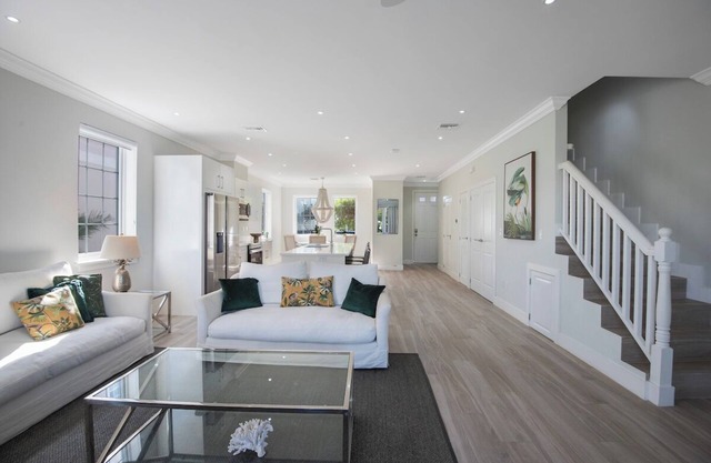 New 4 Bedroom, just 50 steps from the Beach and Pool in Gated Community