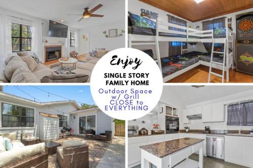 NEW 4BR Single Story GRILL Near the beach