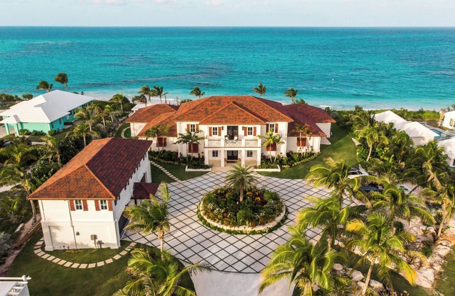 New 8000 SF Ultra-Luxury Beachfront Estate w/Htd P