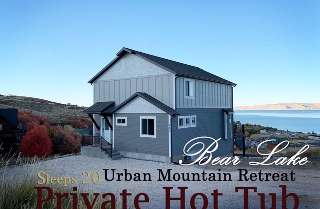 NEU Bauen Sie den Bear Lake Urban Mountain Retreat mit atemberaubender Aussicht und privatem Whirlpool