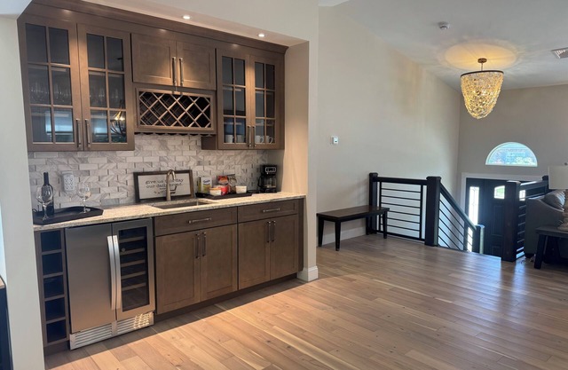 New Build, Private Beach, Central Air, Big Yard, Firepit, Wine Bar