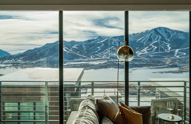 New Build with Lake and Ski Resort Views