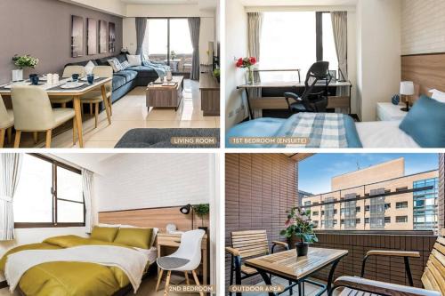 New Building 3B2bLDK Workspace Taipei Main Station 新大樓 台北車站 3房2衛 客廳廚房 工作空間