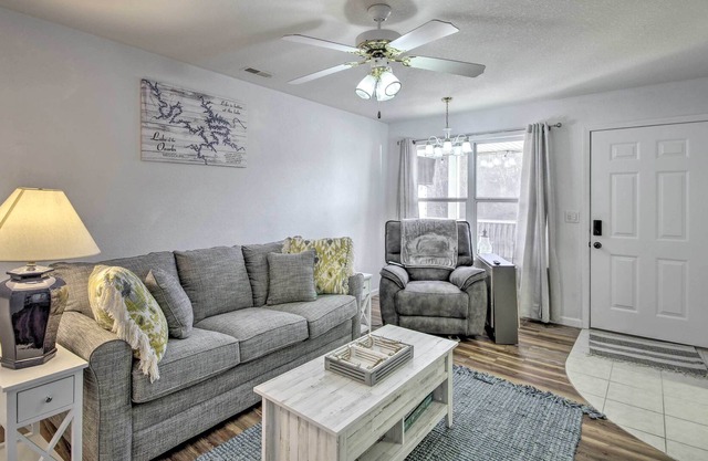 NEW! Comfy Waterfront Condo w/ Boat Slip & Balcony