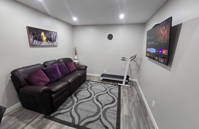 New, cozy, one bedroom guest suite.