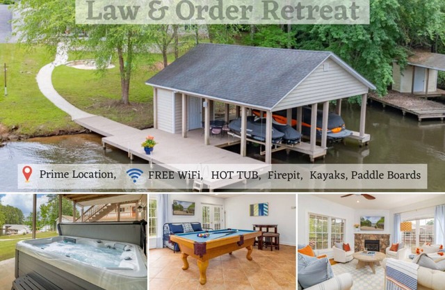 New! Family time. Hot Tub, Pool Table, Firepit, Dock, Kayaks. Screened Porch