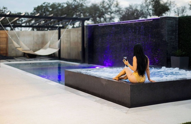 NEW Glam Modern Luxury Home by River! Pool Hot Tub Movie Room Firepit Sleeps 24