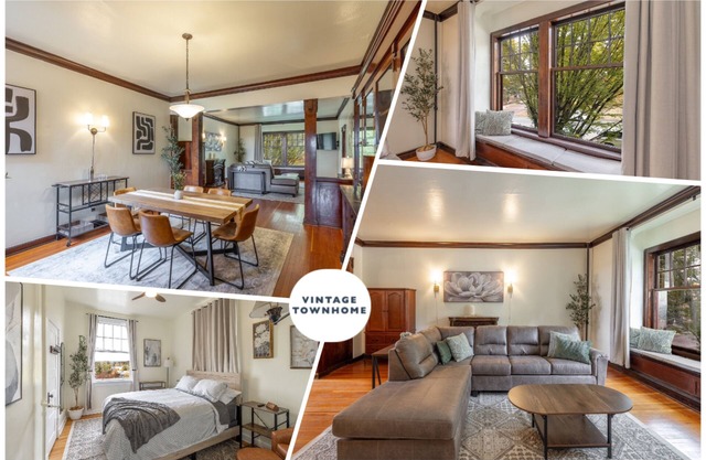 NEW Historic Townhouse By Downtown. 9 mins from the airport, arena & nightlife.
