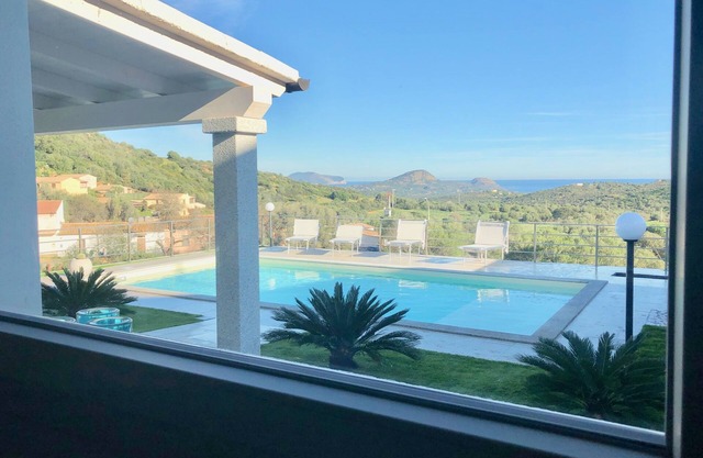 New house, private pool, sea view (2 bedrooms, 1 extra bed)