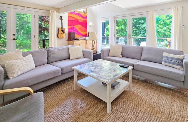 NEW LISTING! 2BD House w/1BD Cottage & Separate Stand-Alone Office-A/C, Deck, Outdoor Shower, Bike to Corn Hill Beach
