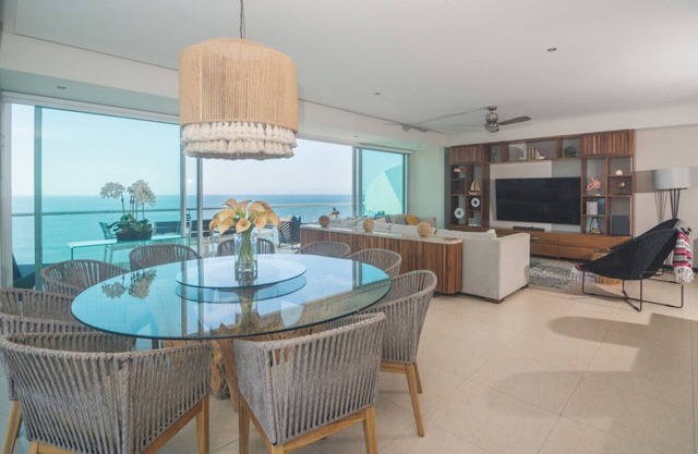 "New Listing" beachfront with spectacular views superb location