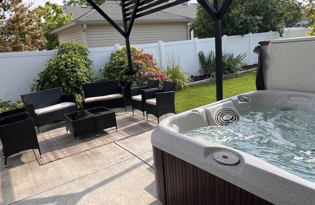 NEW LISTING! Cozy Corner Oasis with Hot Tub