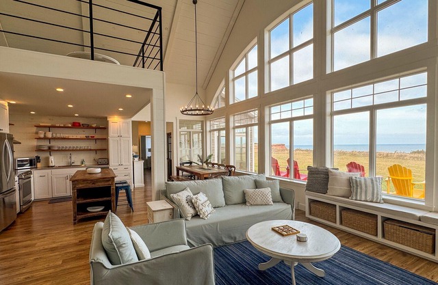 NEW listing! Gorgeous oceanfront beach house with two master suites