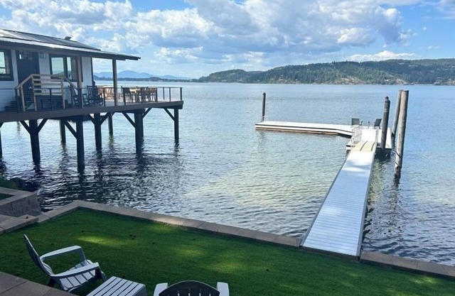New Listing! Lakefront home with Private Beach and Dock