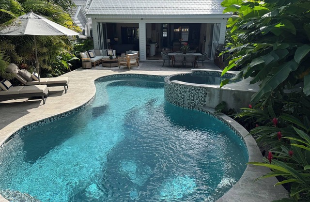 New Listing! Truman Show - Private, heated pool and chef's kitchen