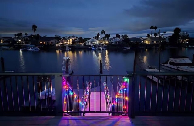 NEW! Luxury Waterfront Oasis with Private Boat Dock