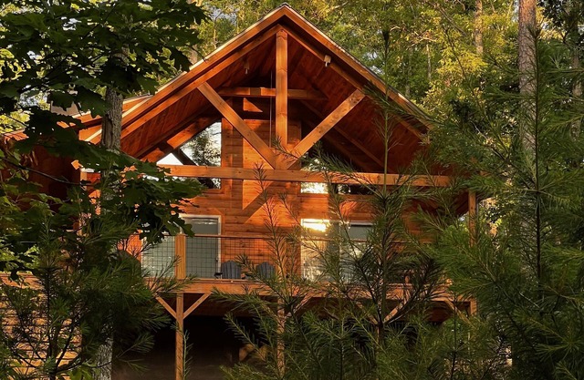 NEW North Georgia Mountain Log Cabin with Lake Access.