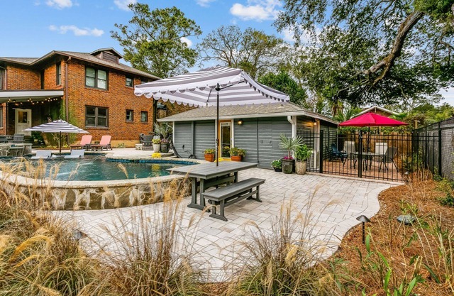 New Pool! - North Hill Private Studio Guest House w/ Loft Queen Bed - New Pool! WiFi & Cable TV