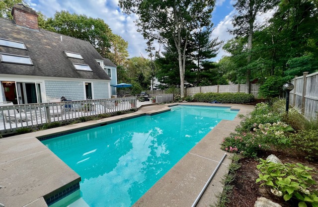 New Seabury Home with Heated Pool and Hot Tub