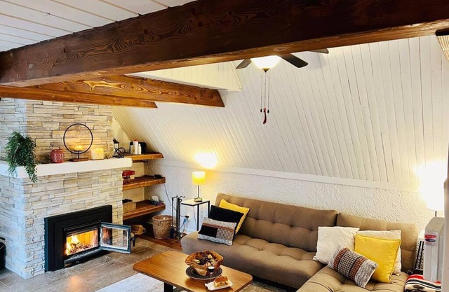 New-ski-spa-outdoor-fireplace-Mont Orford