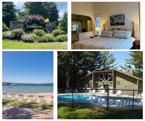New, Spacious and charming, with a river view, conveniently located near skiing and golf