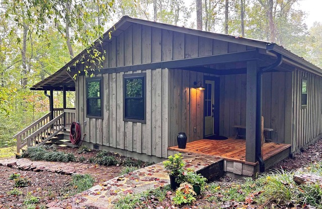 NEW! The Cottage at Whispering Falls: Luxury, charm, privacy on 7 wooded acres