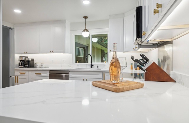 NEW! Tranquil Waterfront Escape with Harbor Views